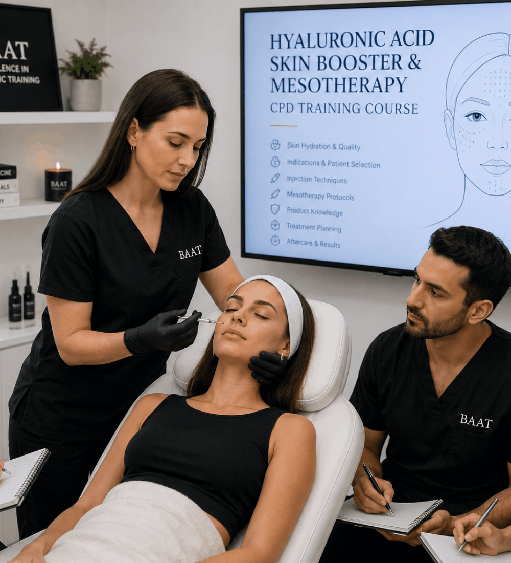 Hyaluronic Acid Skin Booster & Mesotherapy CPD Training Course